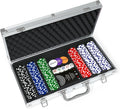 Spin Master 300-Piece Poker Set with Aluminum Carrying Case & Professional 11.5g Chips