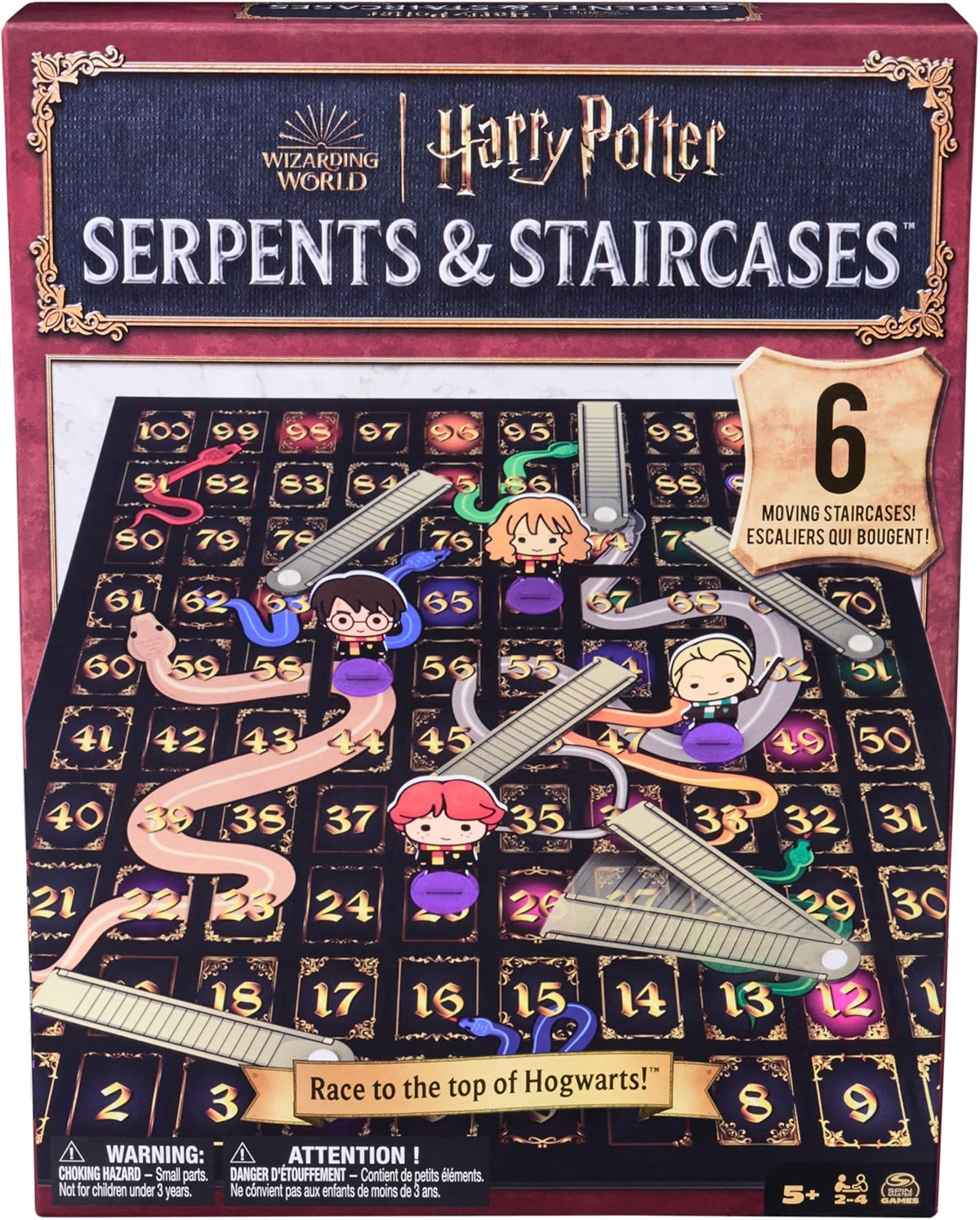 Spin Master Wizarding World of Harry Potter Serpents & Staircases Classic Game