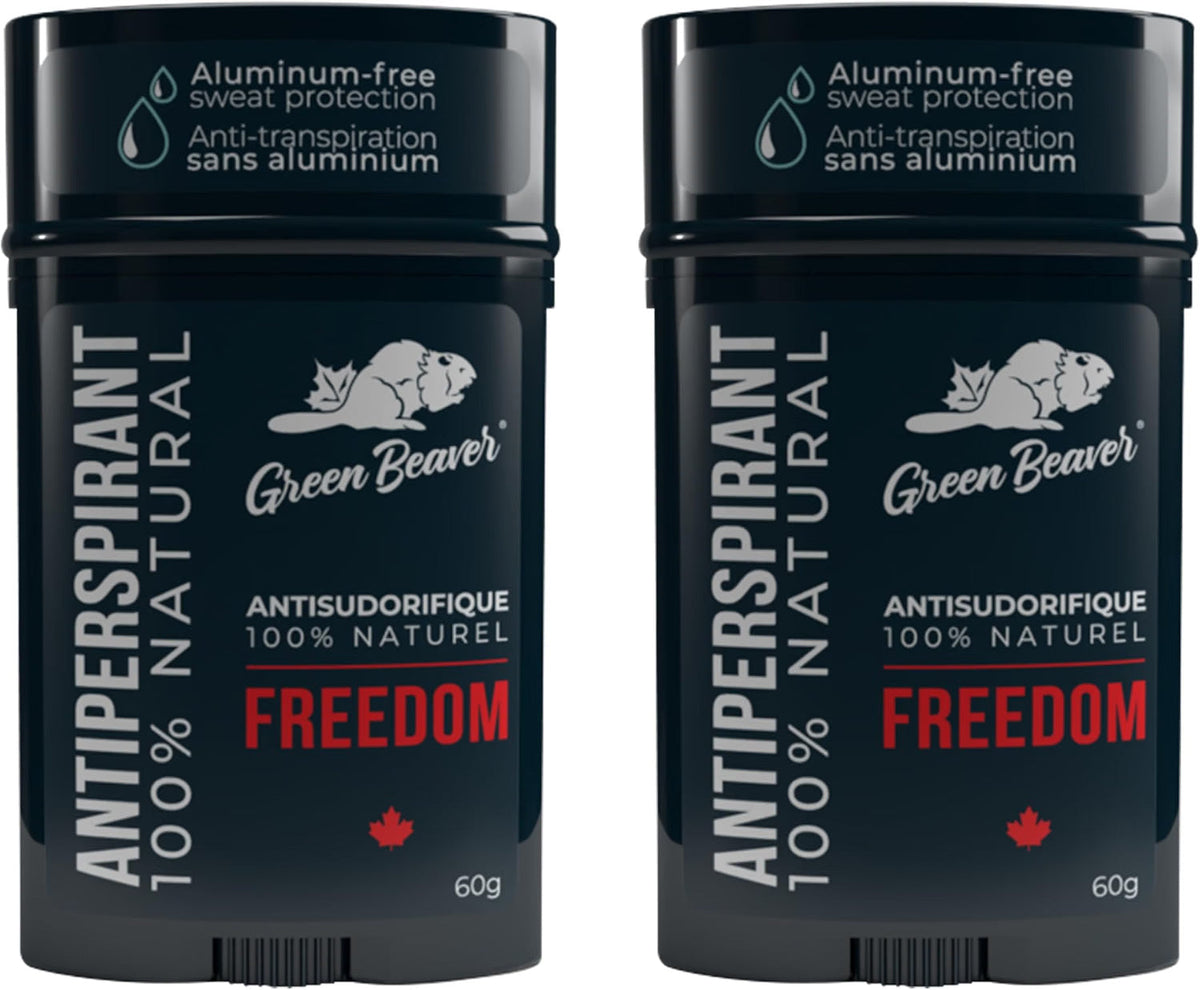Green Beaver Dual Action Body Deodorant Freedom 2x 60g