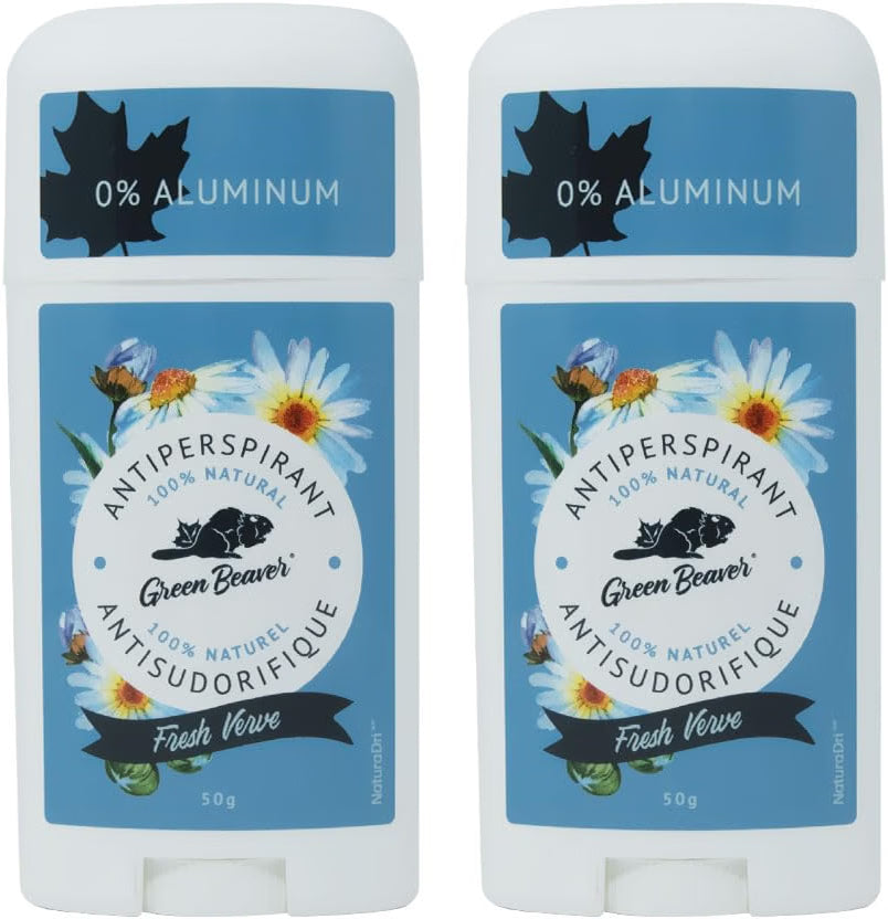 Green Beaver All Natural Body Deodorant Fresh Verve 2x 50g