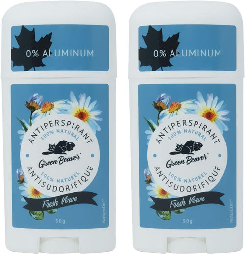Green Beaver All Natural Body Deodorant Fresh Verve 2x 50g