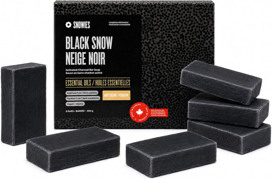 Snowies Black Snow Bar Soap