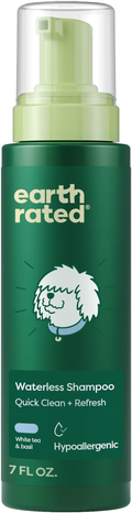 Earth Rated No-Rinse Dog Shampoo White Tea and Basil Scent 207 ml
