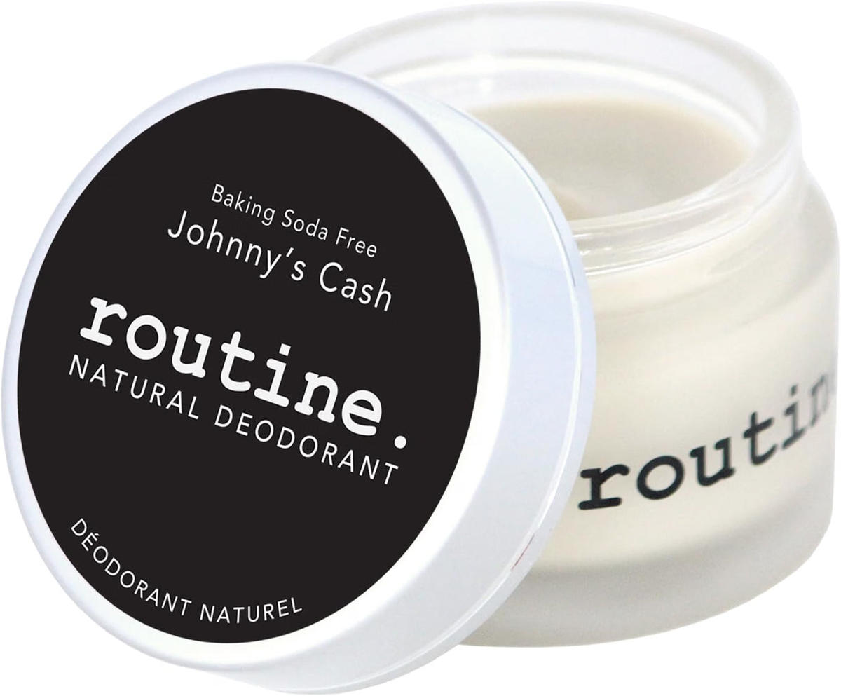 Routine Natural Beauty Routine Natural Deodorant, Johnny's Cash Cedarwood, Pine, Bergamot & Patchouli 58g