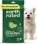 Earth Rated Vet-Developed Pet Eye Wipes Unscented 70 ct