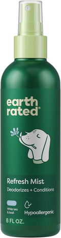Earth Rated Dog Deodorizing Spray, Conditioning & Odor-Eliminating White Tea and Basil Scent 236 ml