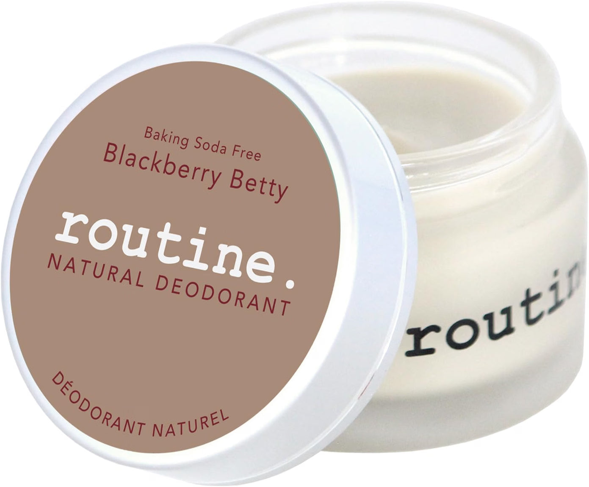 Routine Natural Beauty Routine Natural Deodorant, Blackberry Betty Blackberry, Raspberry & Vanilla 58g