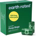 Earth Rated Dog Poop Bags Value Pack Lavender Scent 600 ct