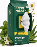 Earth Rated Pet Wipes for Dogs and Cats White Tea and Basil Scent 100 ct