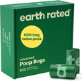 Earth Rated Dog Poop Bags Value Pack Unscented 600 ct